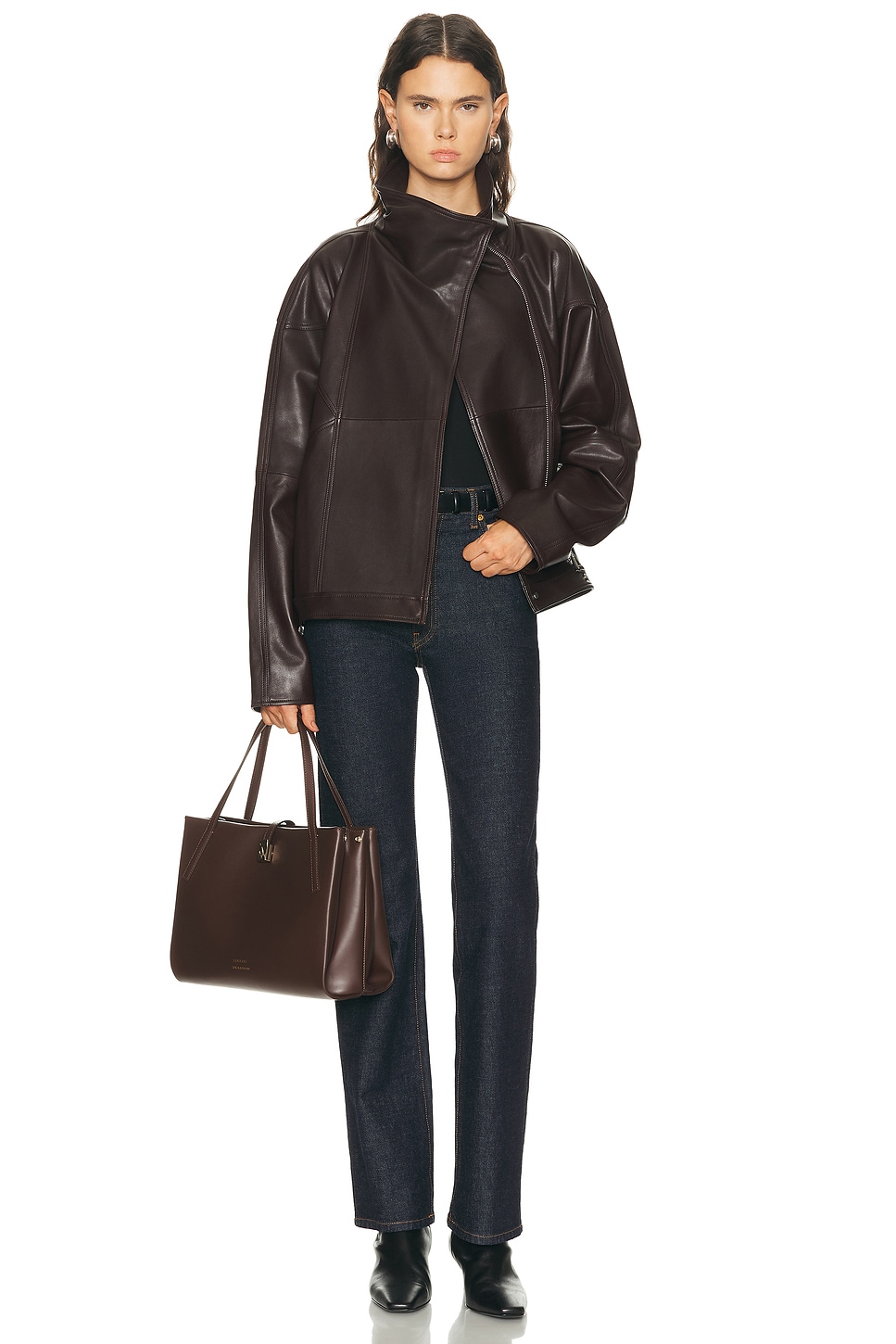 EAVES Mildri Leather Jacket thumbnail