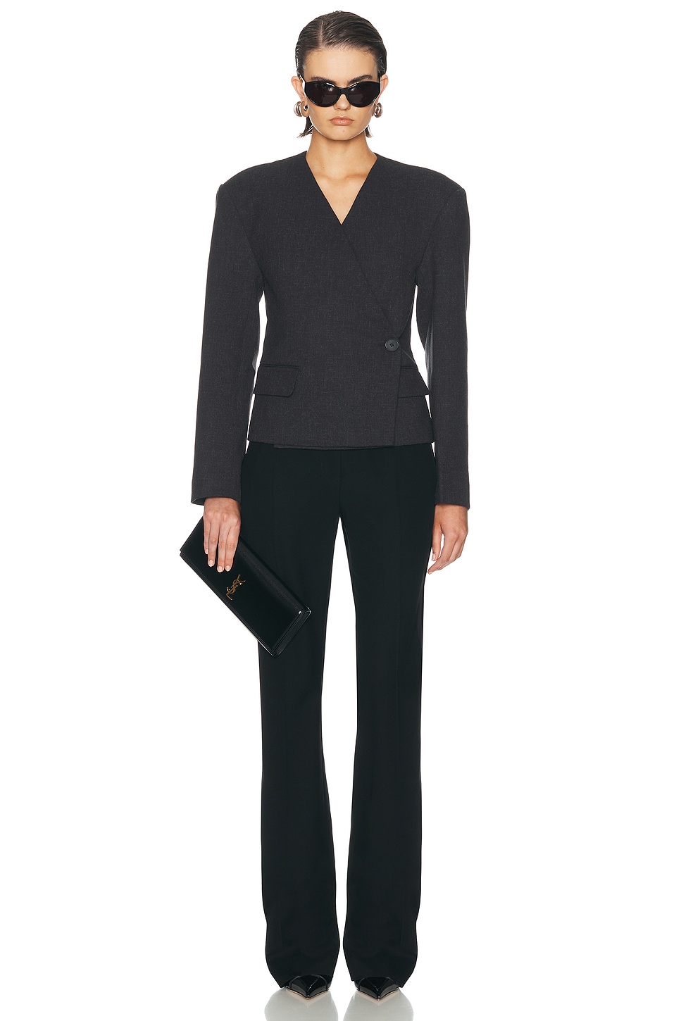 X Blake Evin Cropped Naama Blazer