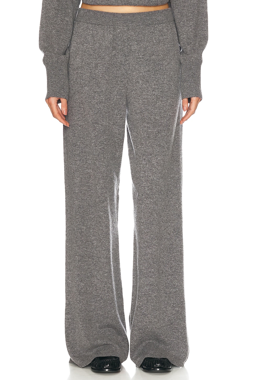 Hansen Wool Cashmere Pant in Grey