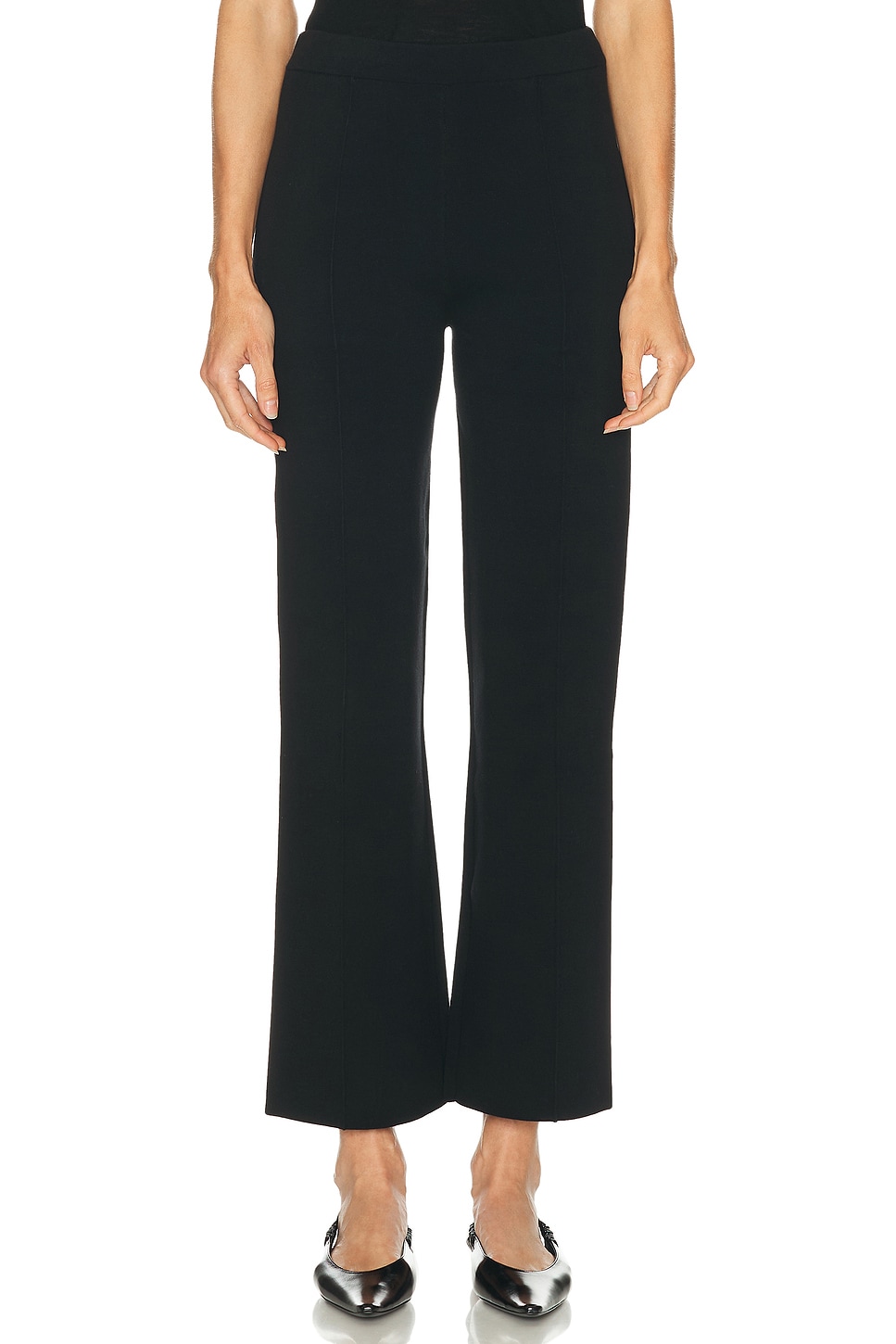 Image 1 of EAVES Suri Knit Pant in Black