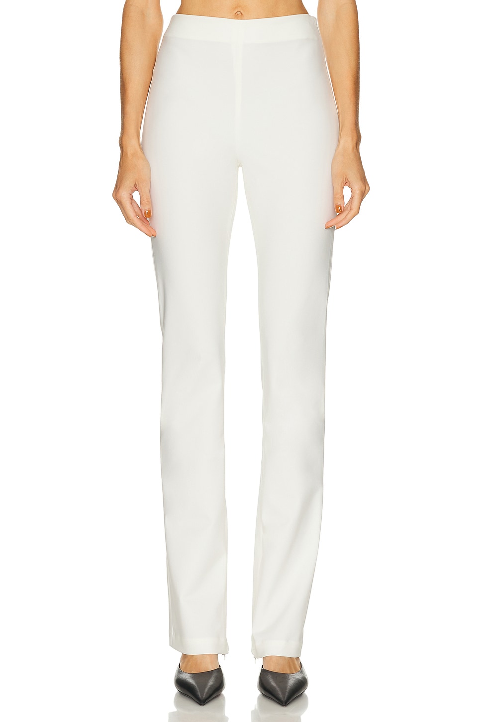 Image 1 of EAVES Amar Tech Suiting Legging in Ivory