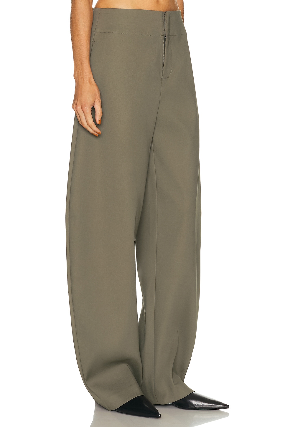 EAVES Mai Sculptural Compact Suiting Pant