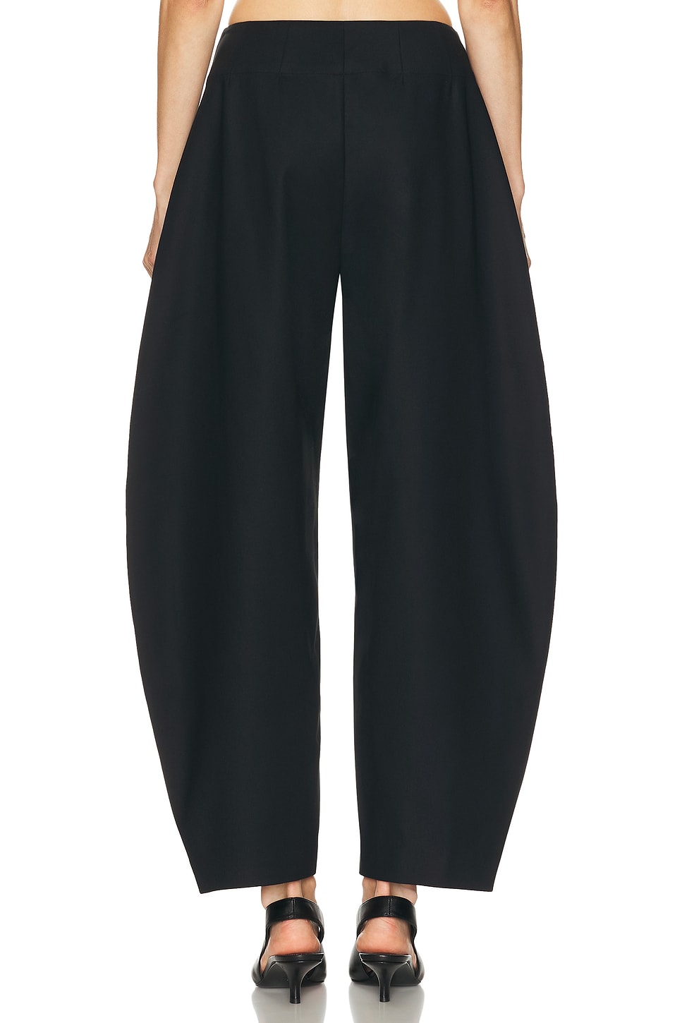 EAVES Mai Sculptural Compact Suiting Ankle Pant