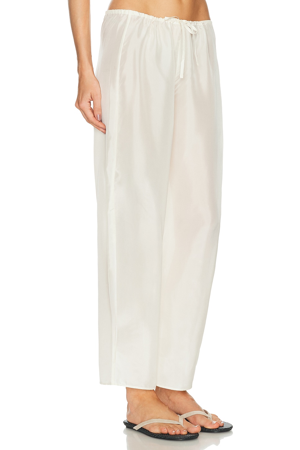 Eaves Fleur Pant In White