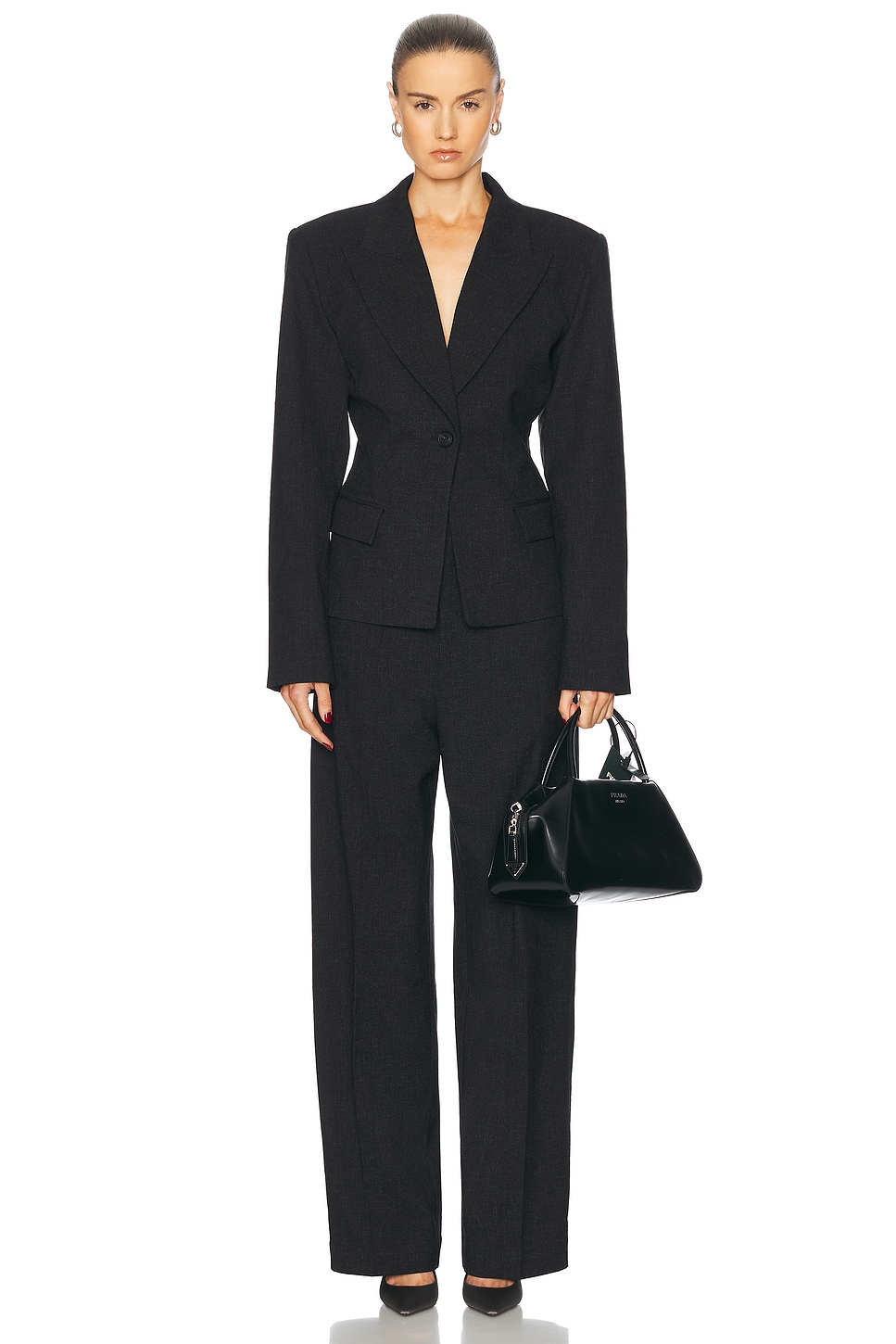 EAVES Kira Melange Suiting Pants