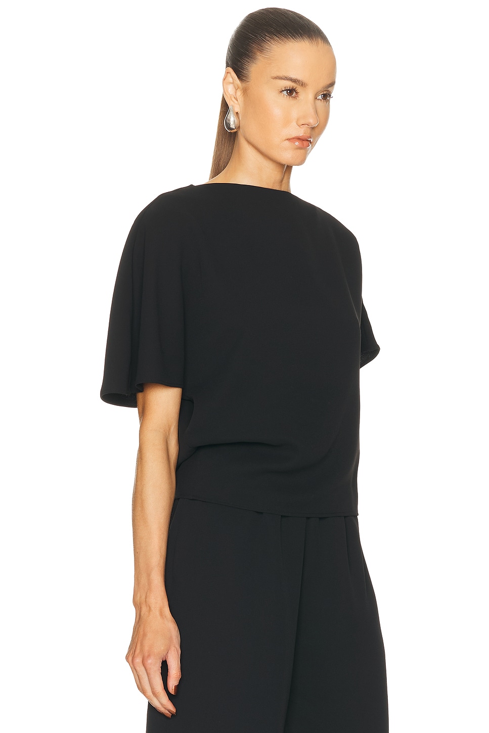 EAVES x Jasmine Tookes Greta Polished Crepe Top
