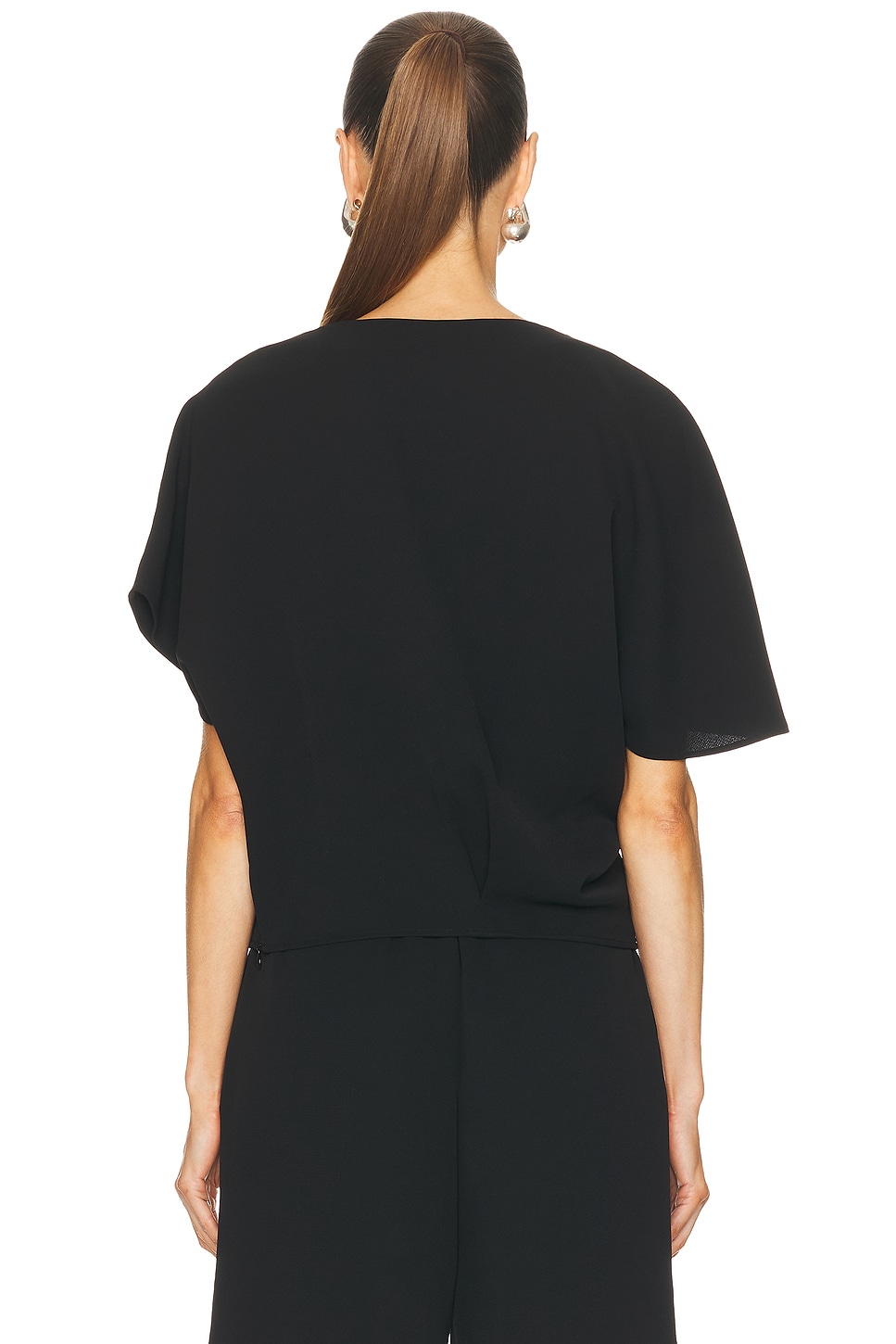 EAVES x Jasmine Tookes Greta Polished Crepe Top