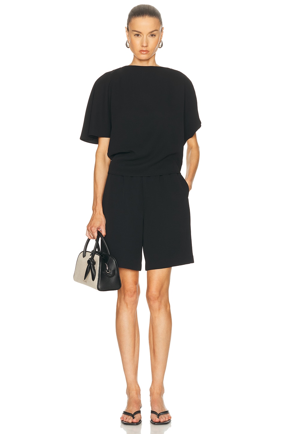 EAVES x Jasmine Tookes Greta Polished Crepe Top