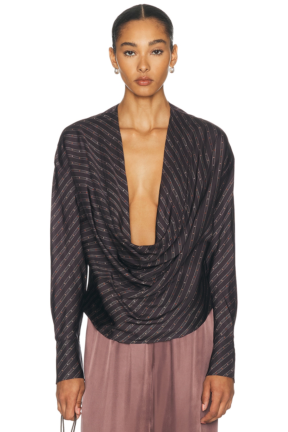 EAVES Taylor Top in Chocolate