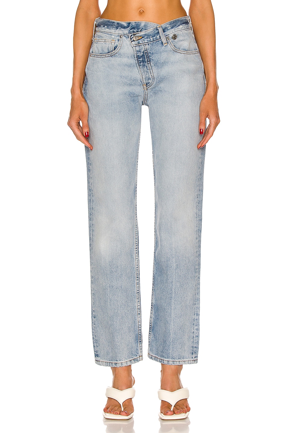 Image 1 of EB Denim Crossover Pant in Cielo