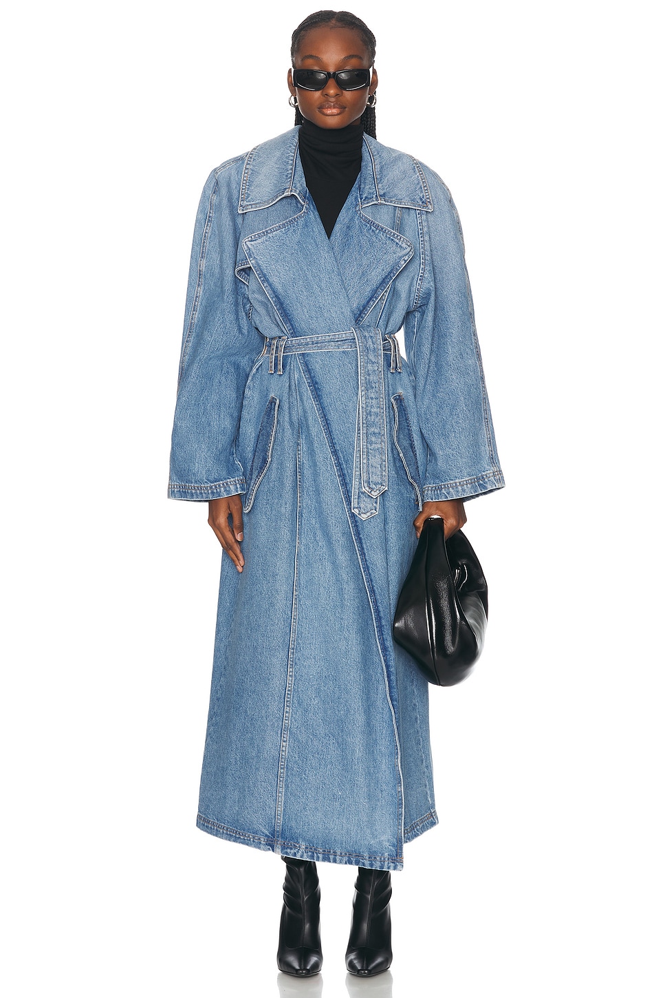 Image 1 of EB Denim Kosmo Trench Coat in Luca