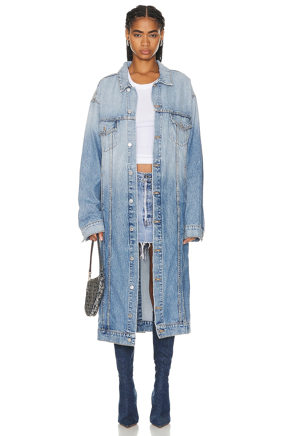 Image 1 of EB Denim Webster Trench in Luca