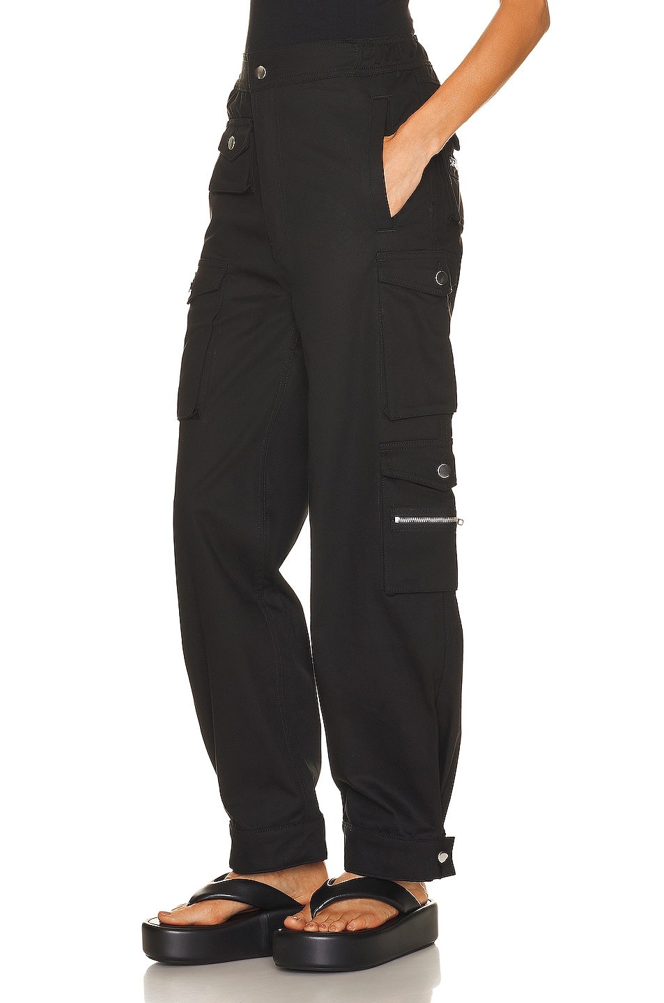 Eb Denim Cargo Pants In Black 