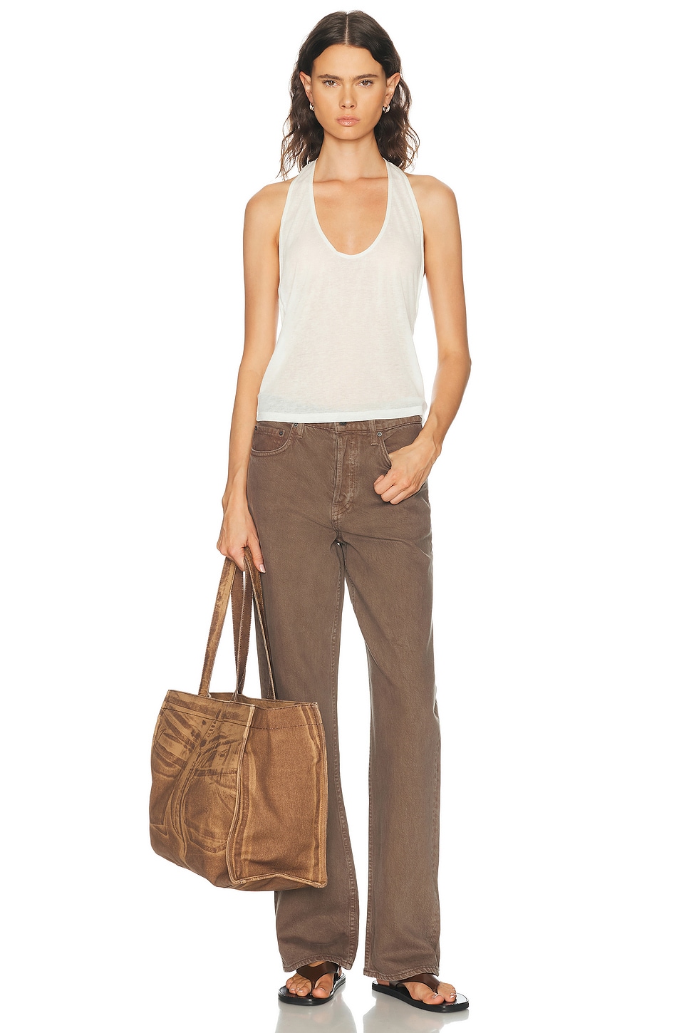 EB Denim Valley Sheer Racer Tank Top | Thumbnail 8 EB Denim Valley Sheer Racer Tank Top | Thumbnail 8