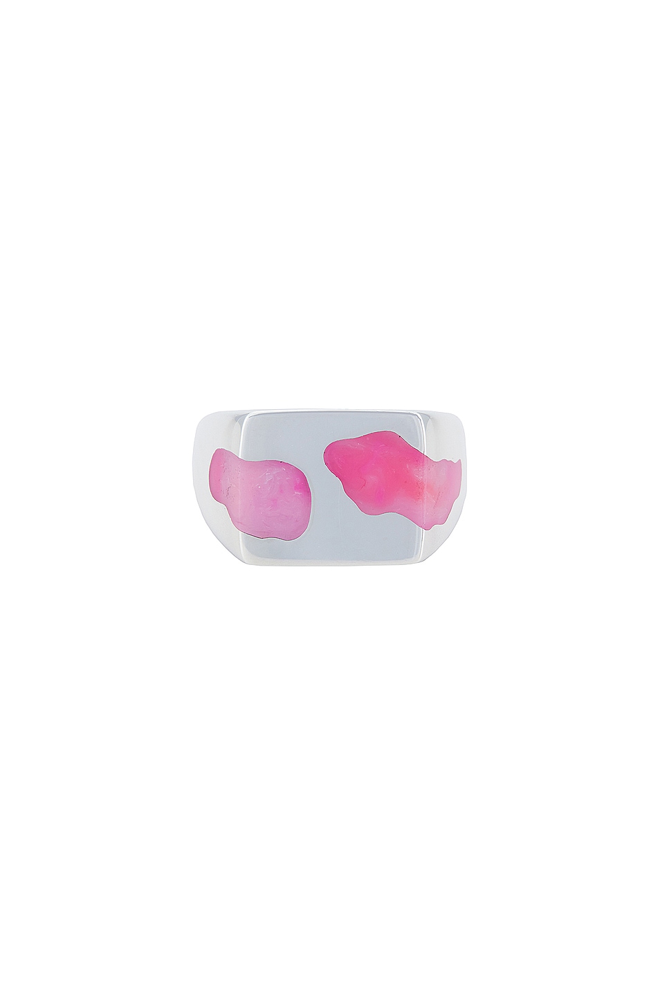 Image 1 of Ellie Mercer Two Piece Signet Ring in Pink