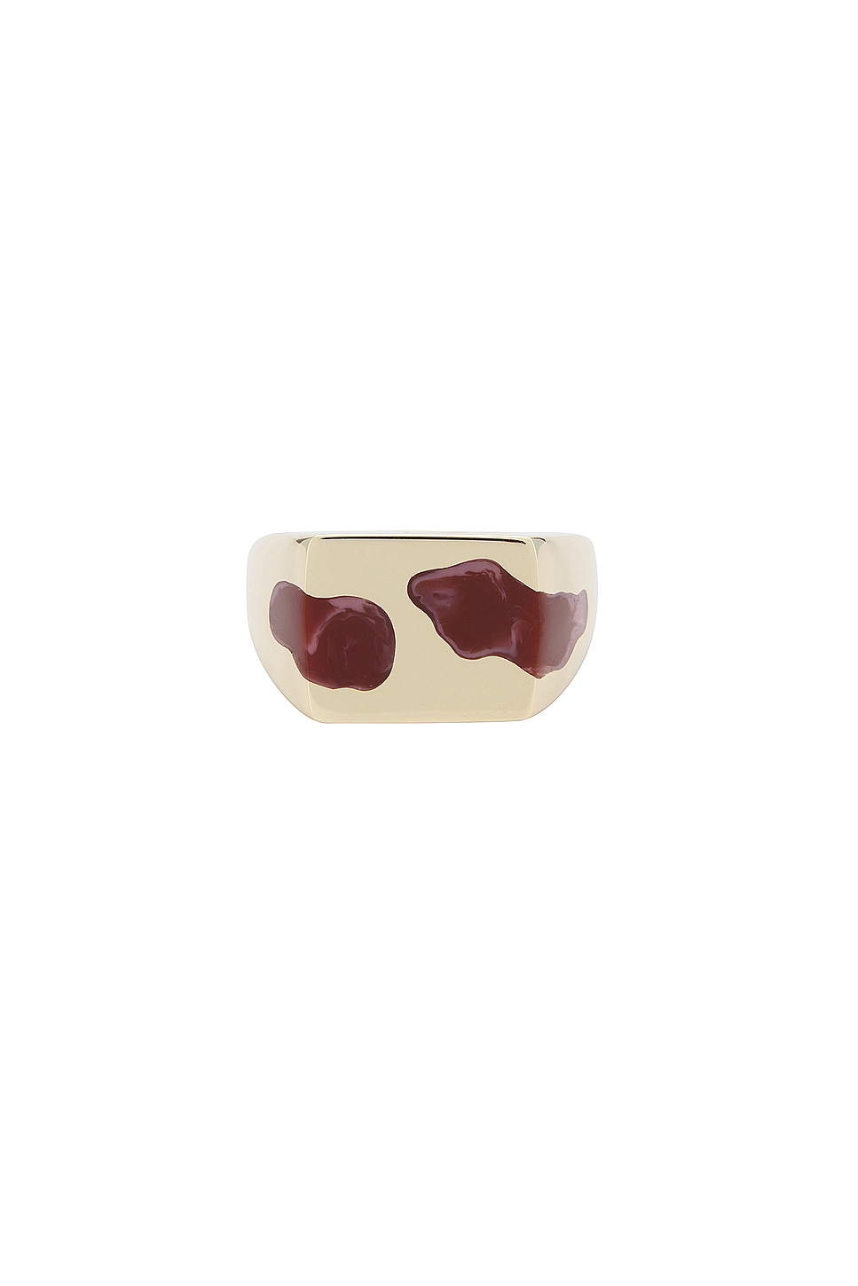 Image 1 of Ellie Mercer Two Piece Signet Ring in Brown