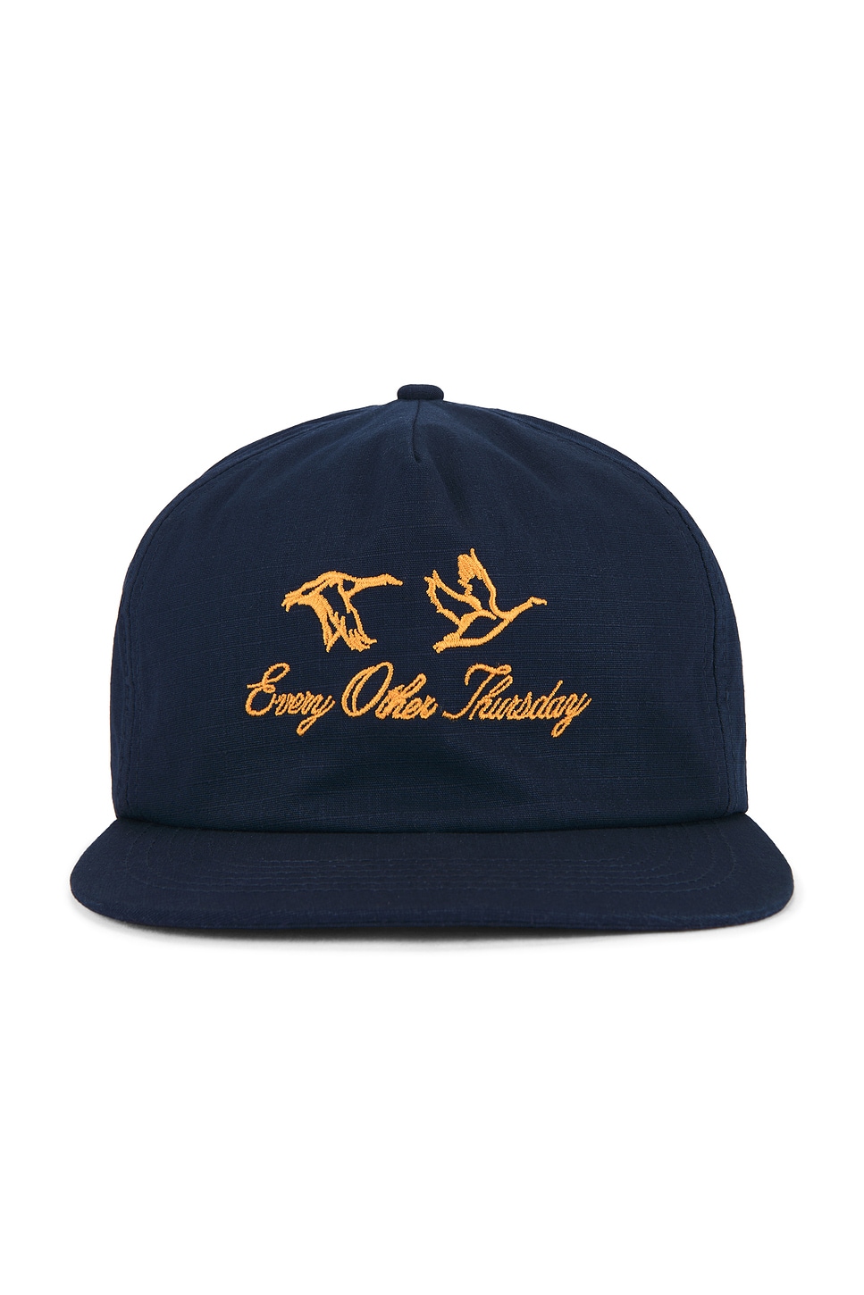 Ripstop Geese Logo Snapback in Navy
