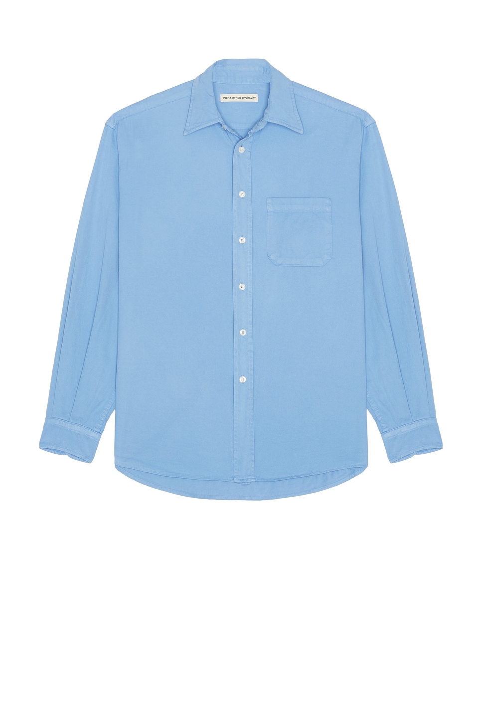 Image 1 of Every Other Thursday Relaxed Dress Shirt in Pale Blue