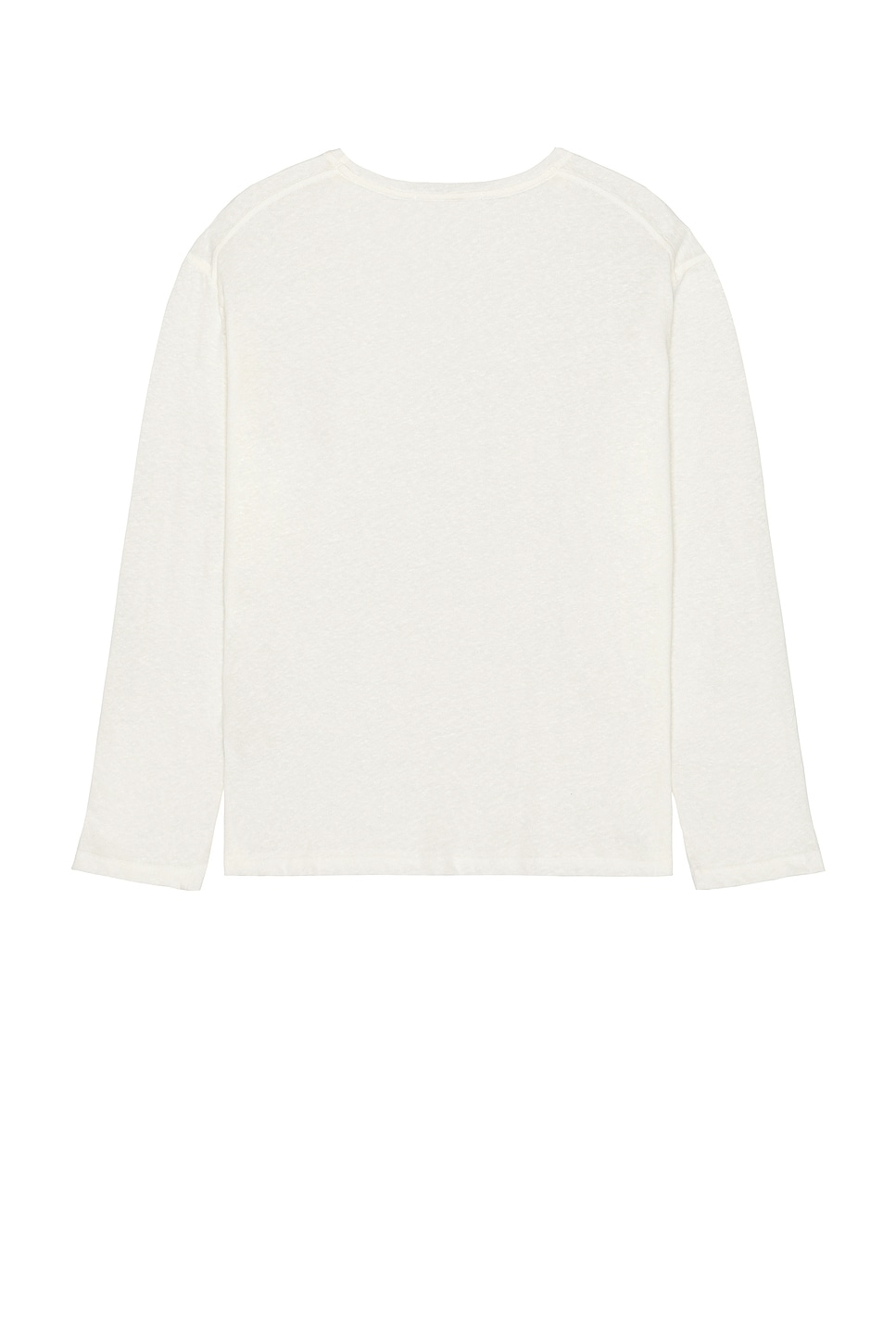 Every Other Thursday Long Sleeve Drape Tee In White