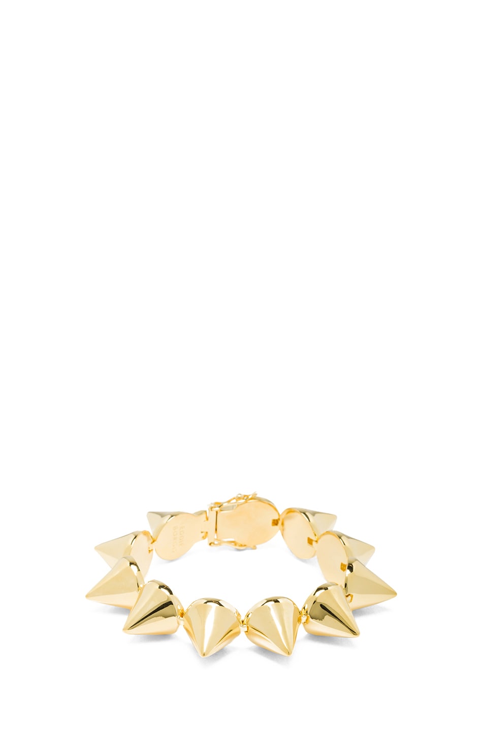 Image 1 of Eddie Borgo Plated Brass Cone Bracelet in Gold