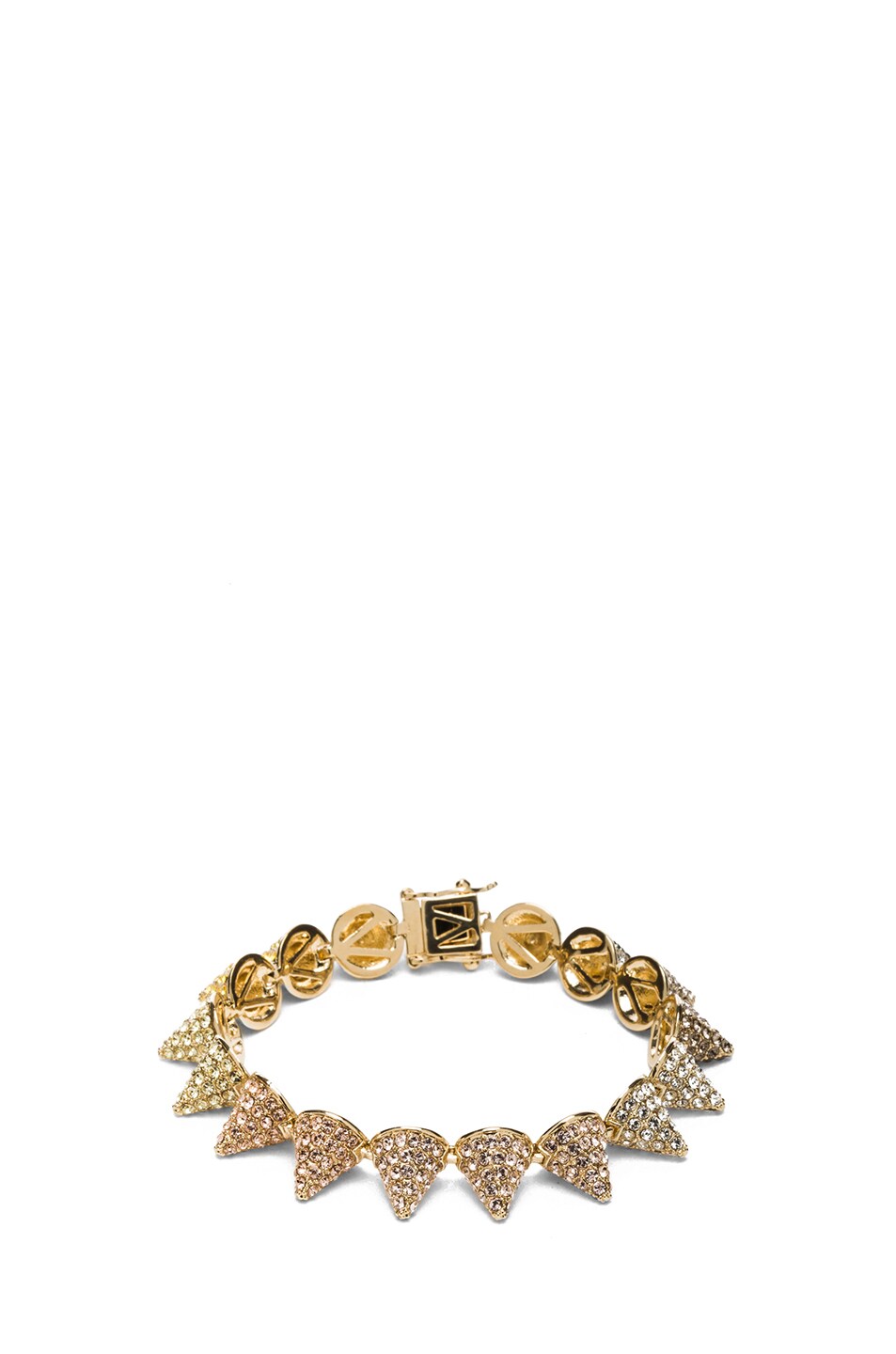 Image 1 of Eddie Borgo Small Pave Cone Bracelet in Gold