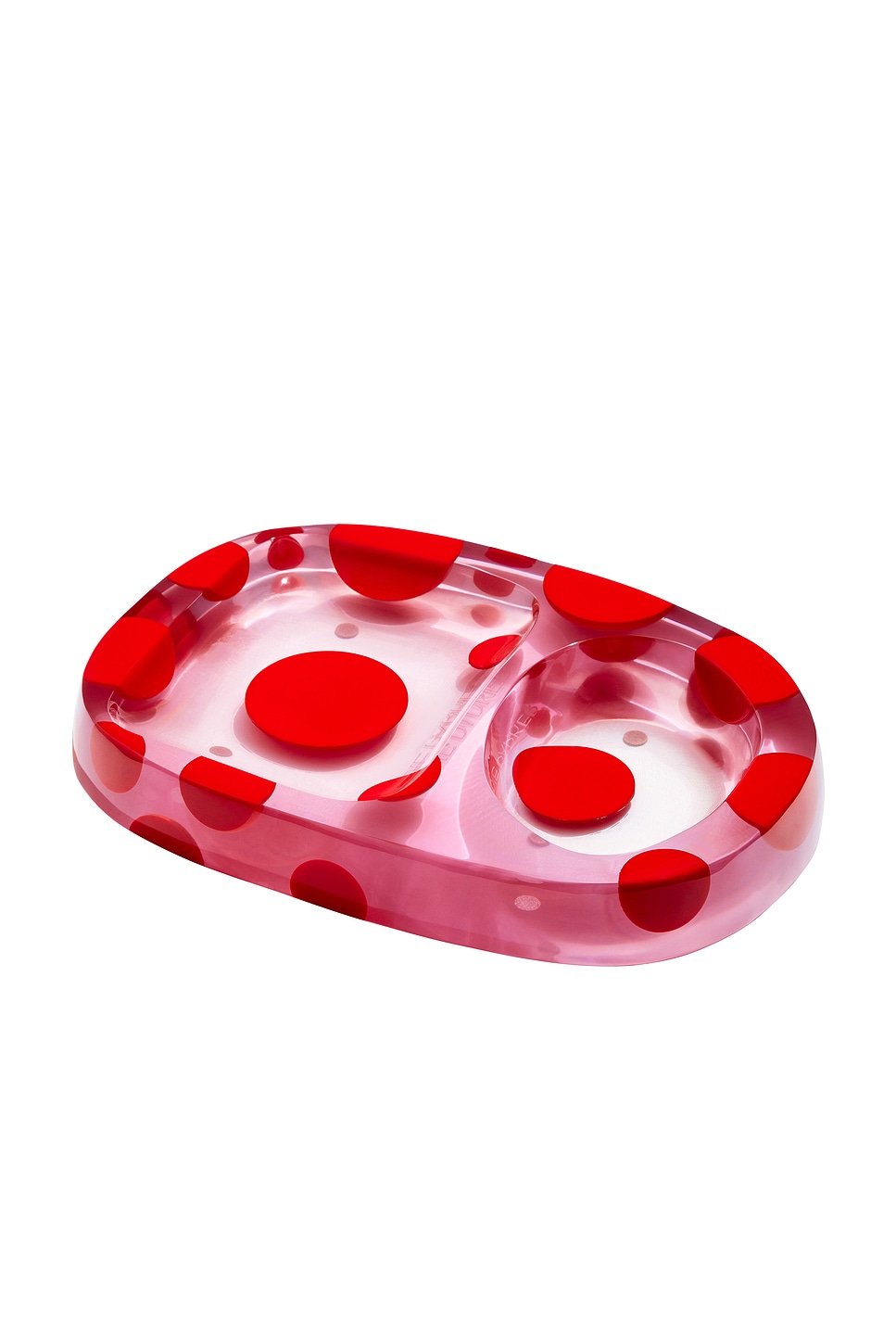Image 1 of Edie Parker Spotted Catchalls in Cherry