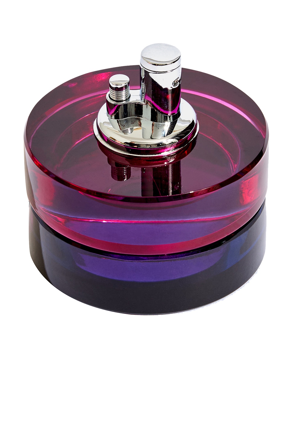 Glass Tabletop Lighter in Purple,Blue