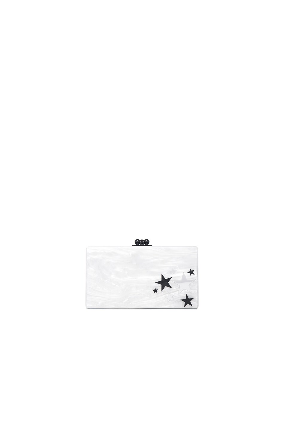 Image 1 of Edie Parker Jean Star Cluster Clutch in White