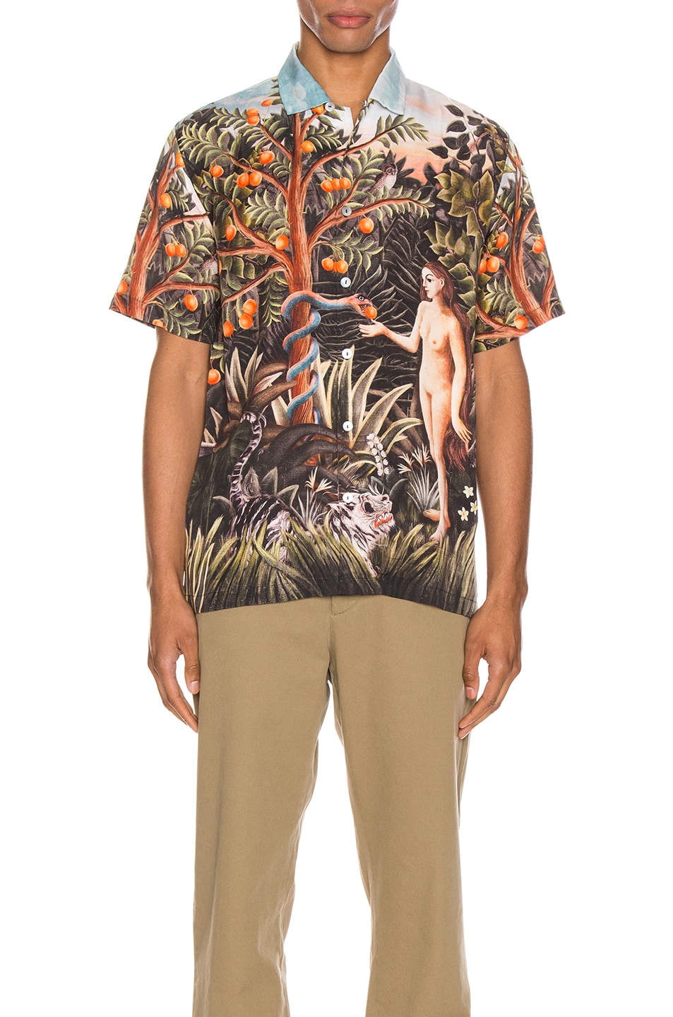 Image 1 of Endless Joy Symptom of Nature Aloha Shirt in Multi