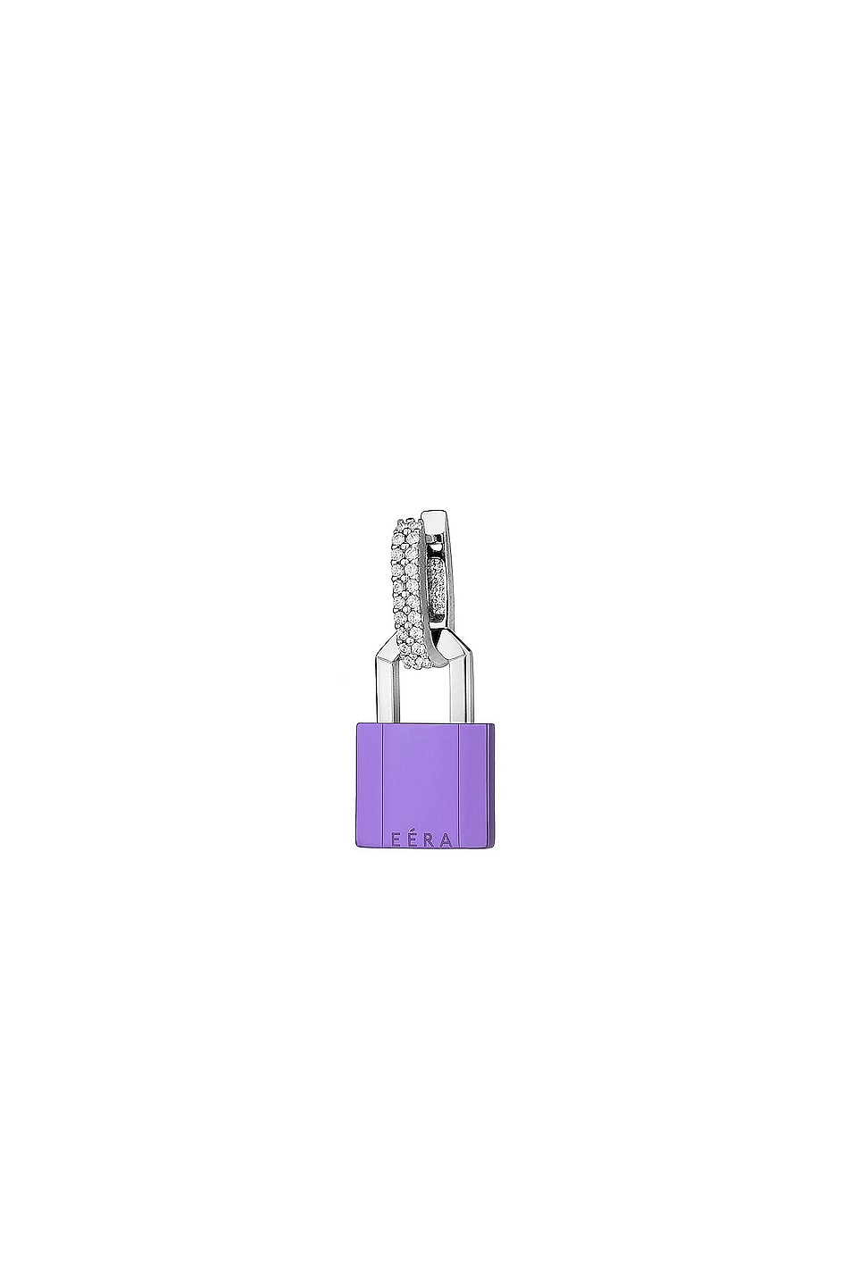 Image 1 of EERA Single Lock Earring in Purple