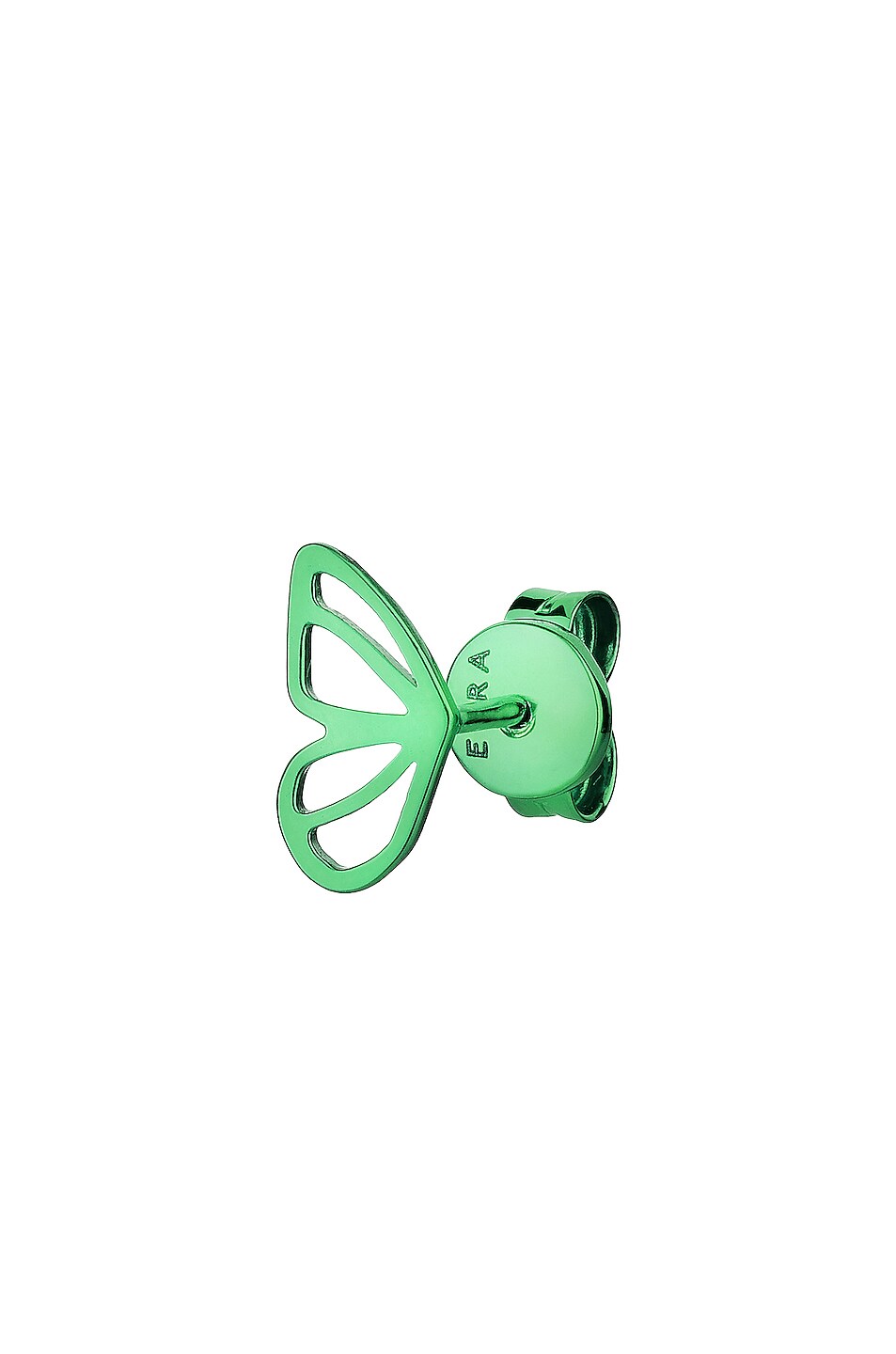 Image 1 of EERA Single Butterfly Earring in Green