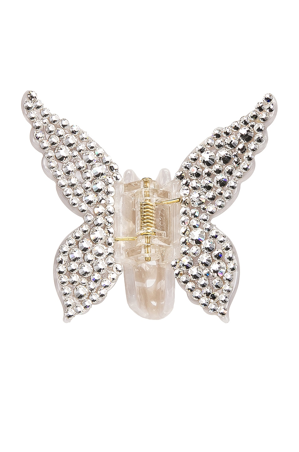 for FWRD Crystal Papillon Clip in White