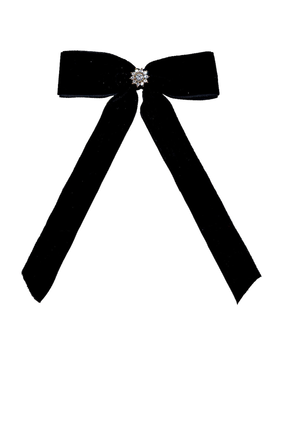 Bow Barrette in Black