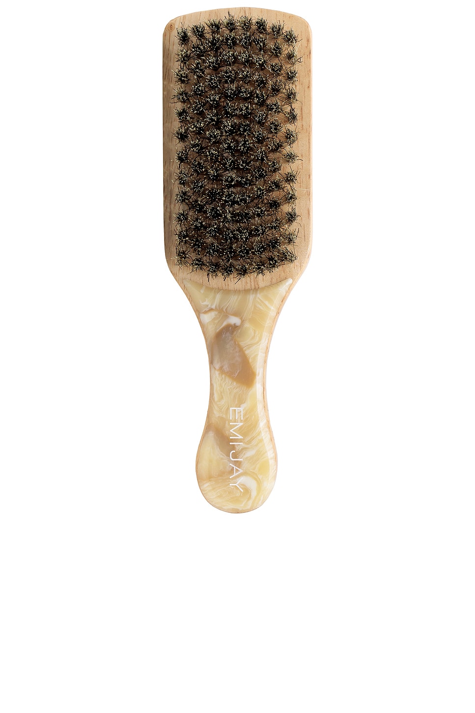 Mini Boar Bristle Brush in Cream