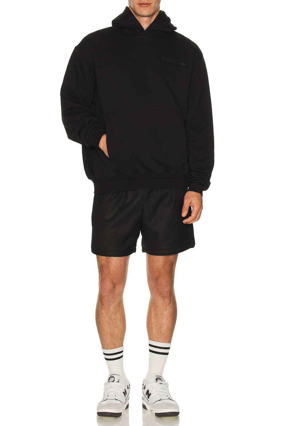 Image 1 of Etai LA 3D Print Mechanical E Hoodie in Black