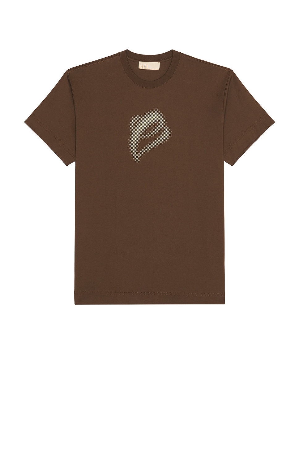 Image 1 of Etai LA 3D Print Dot Brust E Tee in Brown