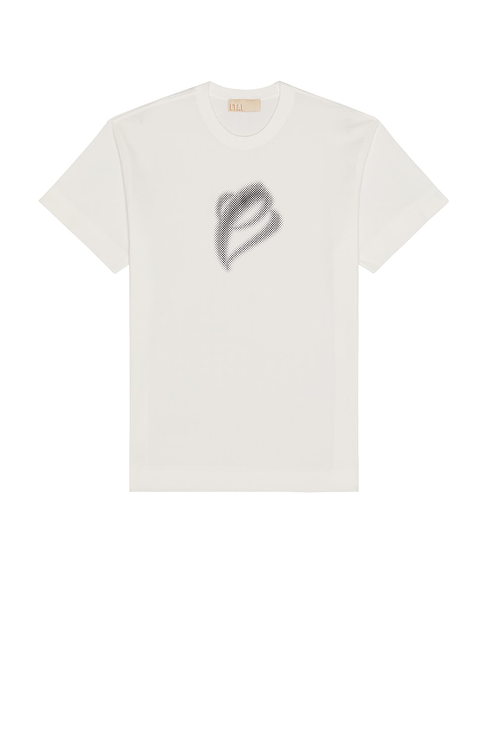 Image 1 of Etai LA 3D Print Dot Brust E Tee in White