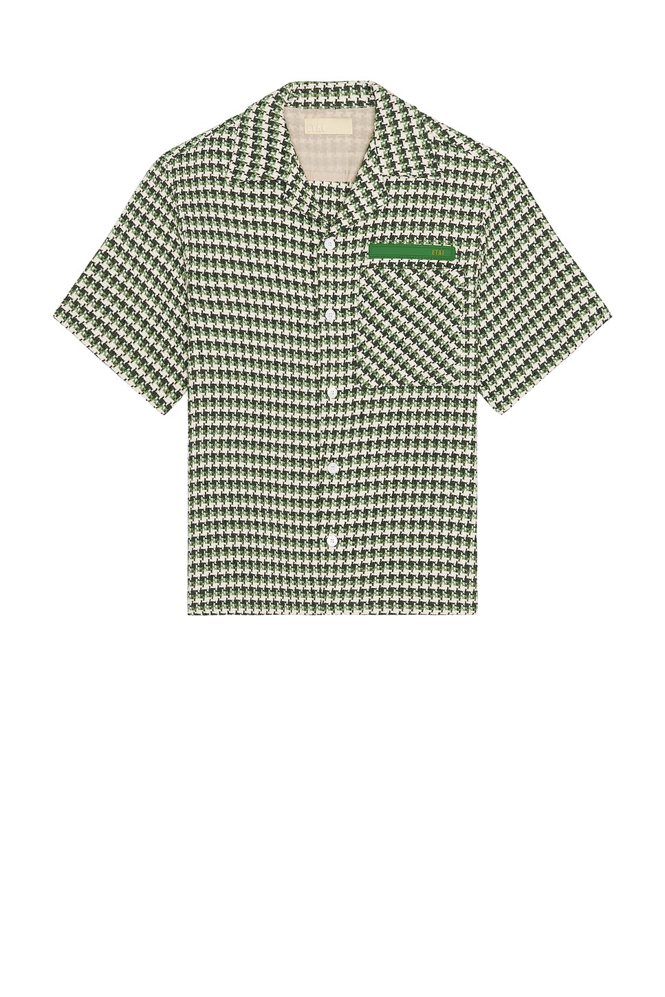 Image 1 of Etai LA Boxy Plaid Short Sleeve Shirt in Multi