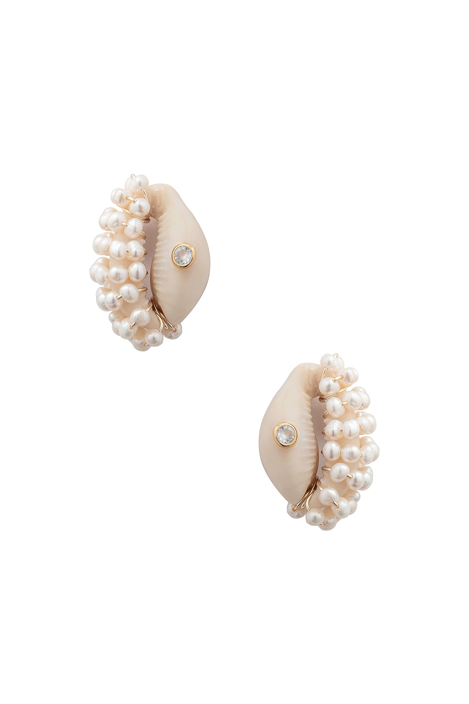 Image 1 of Eliou Congo Earrings in White