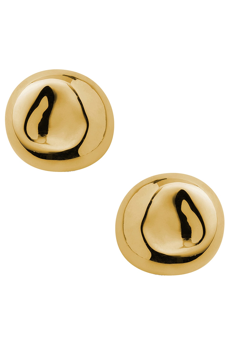 Lija Earrings in Metallic Gold