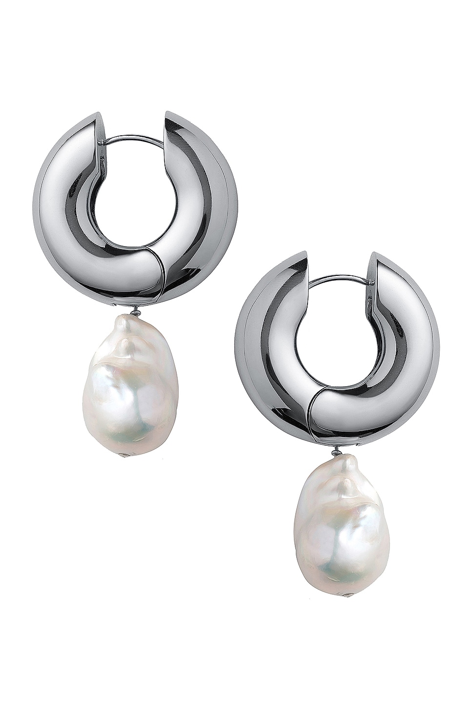 Shop Eliou Perla Earring In Silver