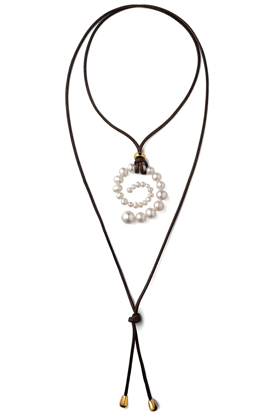 Shop Eliou Arla Wrap Necklace In Pearl