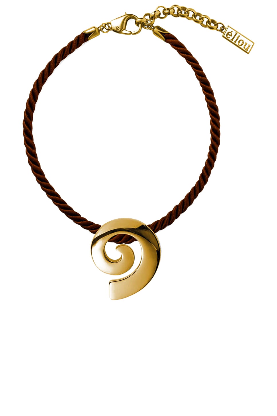 Image 1 of Eliou Volu Necklace in Brown