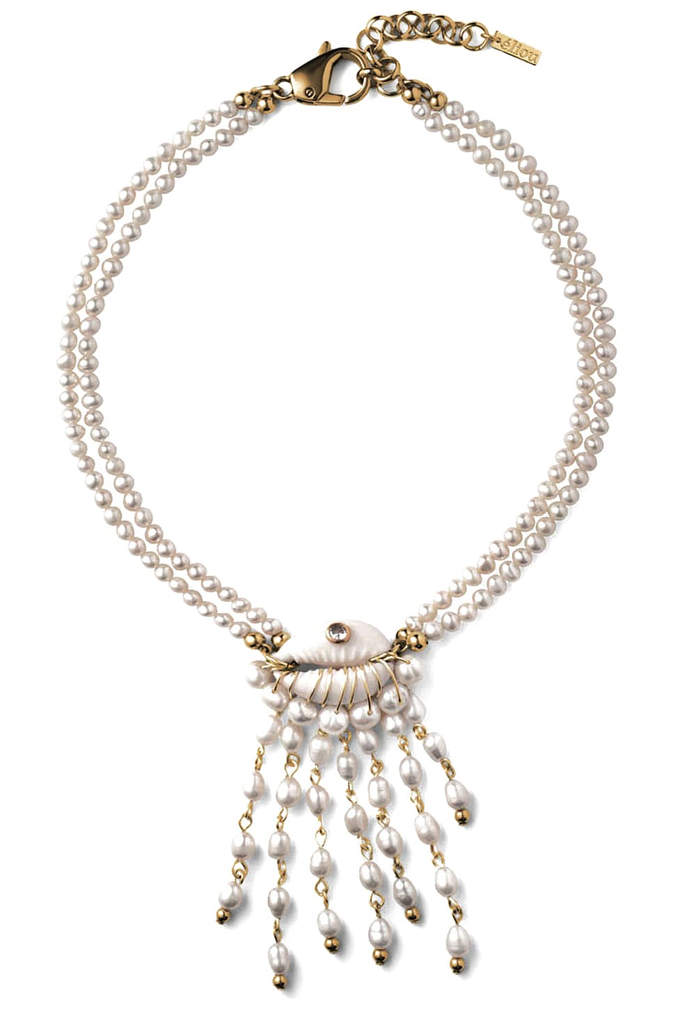 Image 1 of Eliou Serena Necklace in Pearl