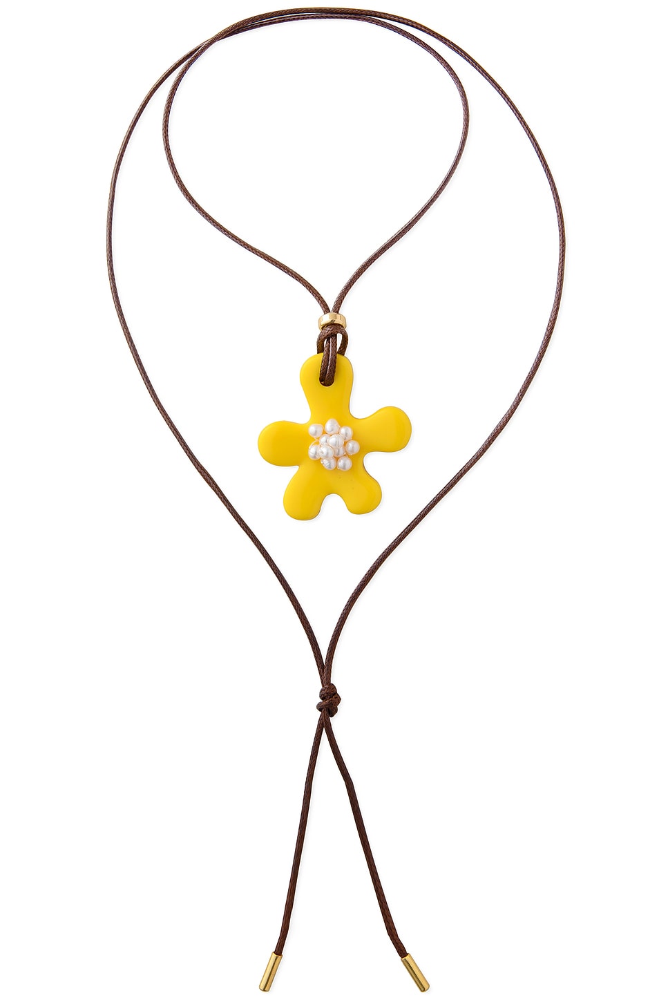 Image 1 of Eliou Chiki Wrap Necklace in Yellow