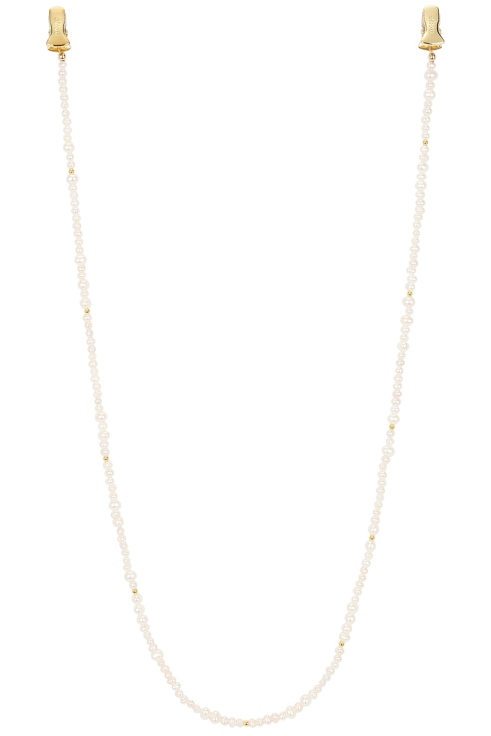 Salvador Leash Necklace in White