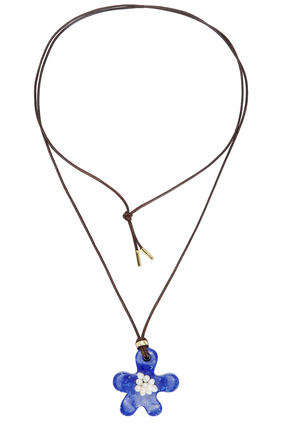 Image 1 of Eliou Chiki Wrap Necklace in Blue