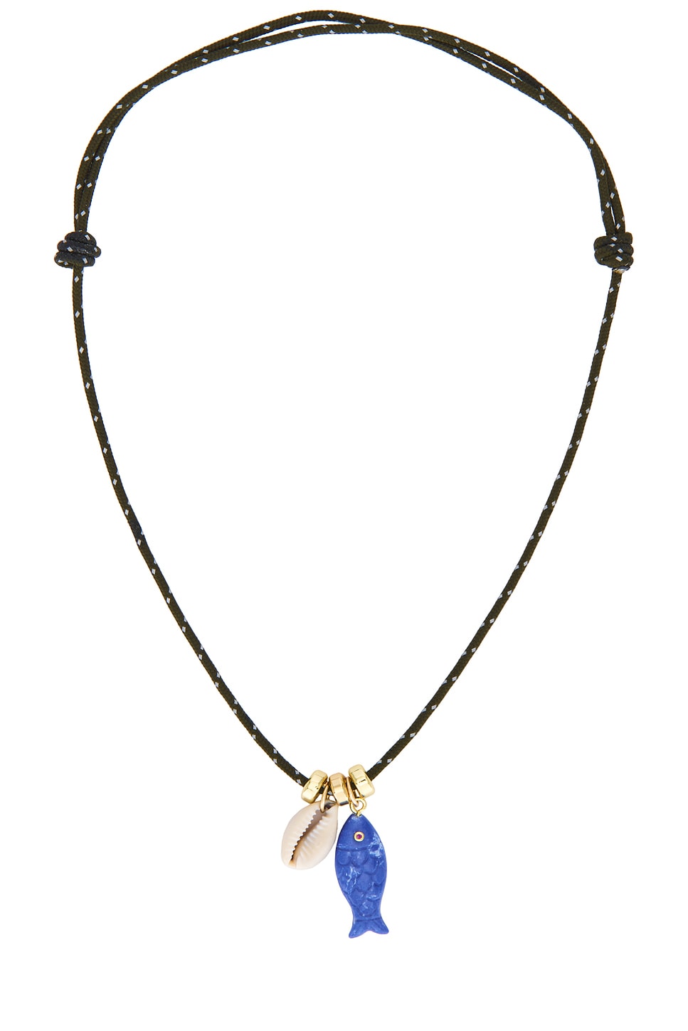 Image 1 of Eliou Ollie Necklace in Olive & Blue