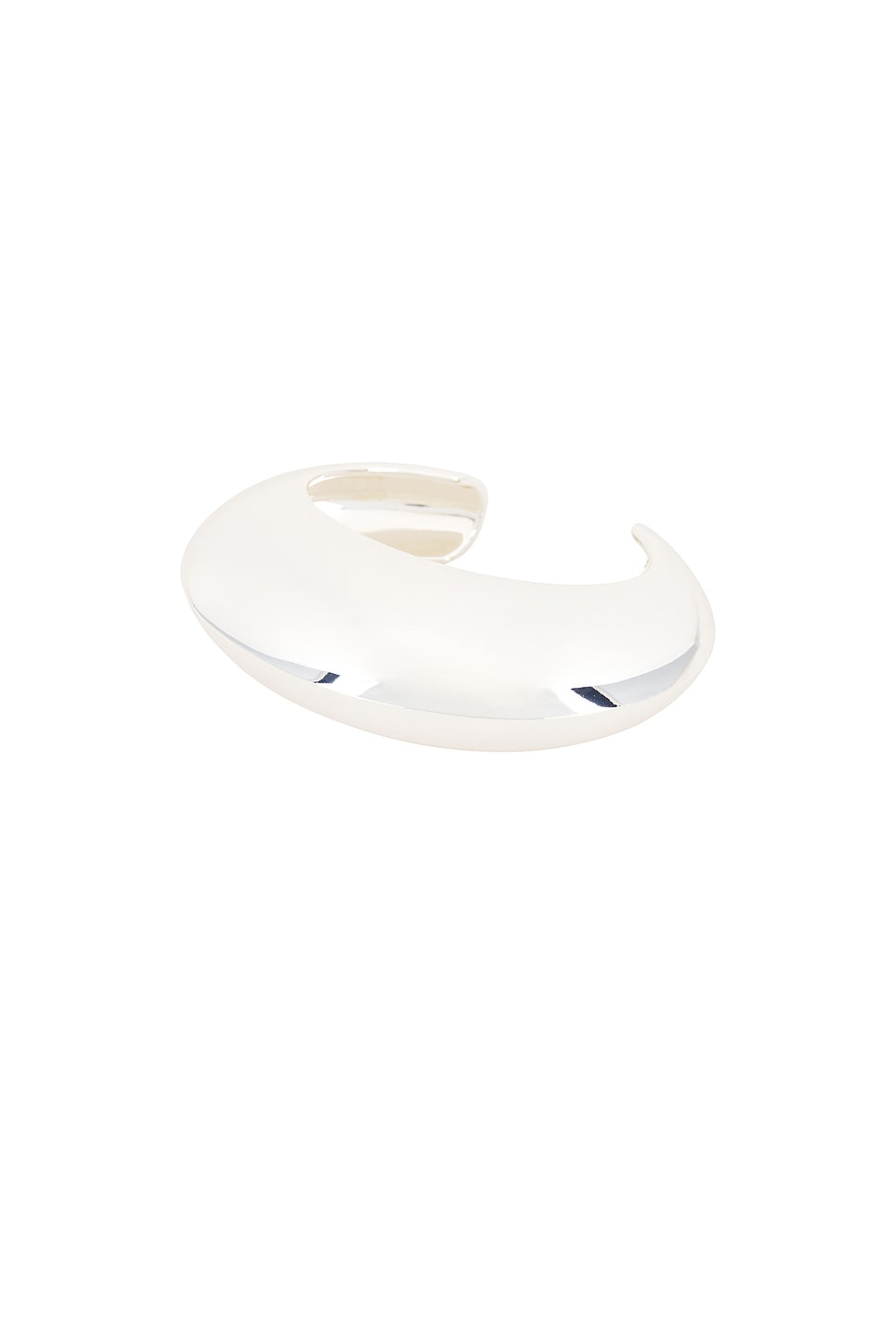 Alegra Cuff Bracelet in Metallic Silver