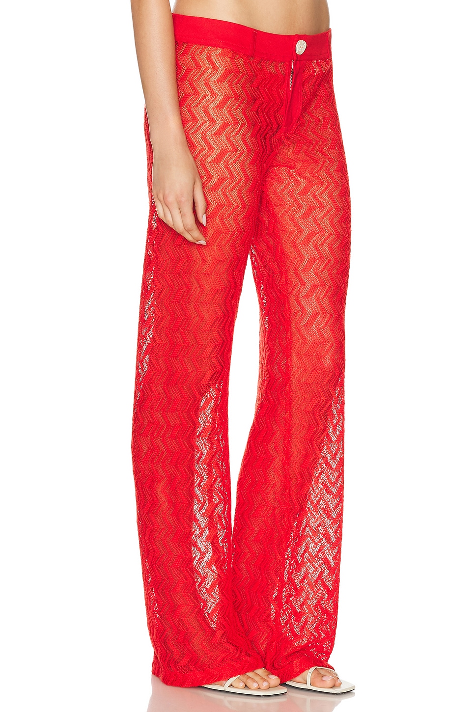 Eliou Rafa Pant In Red